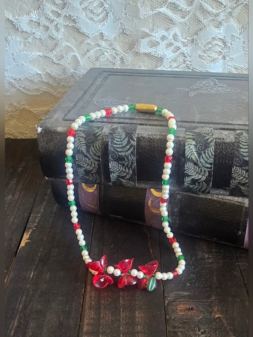 Vintage Avon Precious Rose GIRLS Necklace - 1989 Vintage AVON